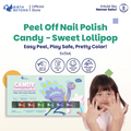 Birth Beyond Peel Off Nail Polish Sweet Lollipop @5ml x 6pcs - Kutek Anak