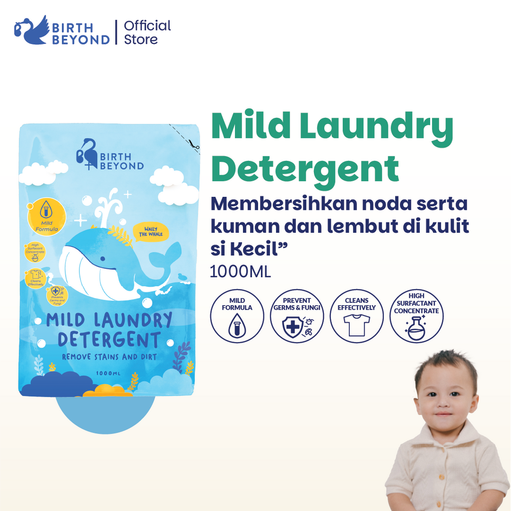 Mild Laundry Detergent - 1000ml (Pouch)