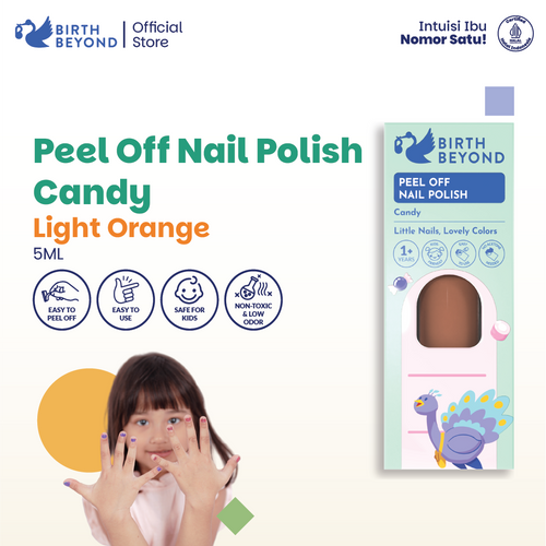BIRTH BEYOND Kutek Anak Peel Off Nail Polish Candy Kids Water Based  5ml per pcs