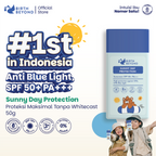 Birth Beyond Sunny Day - Sunscreen Anak 50gr - SPF 50+ PA+++ dengan Niacinamide & Alpha Bisabolol untuk Melindungi & Mencerahkan Wajah