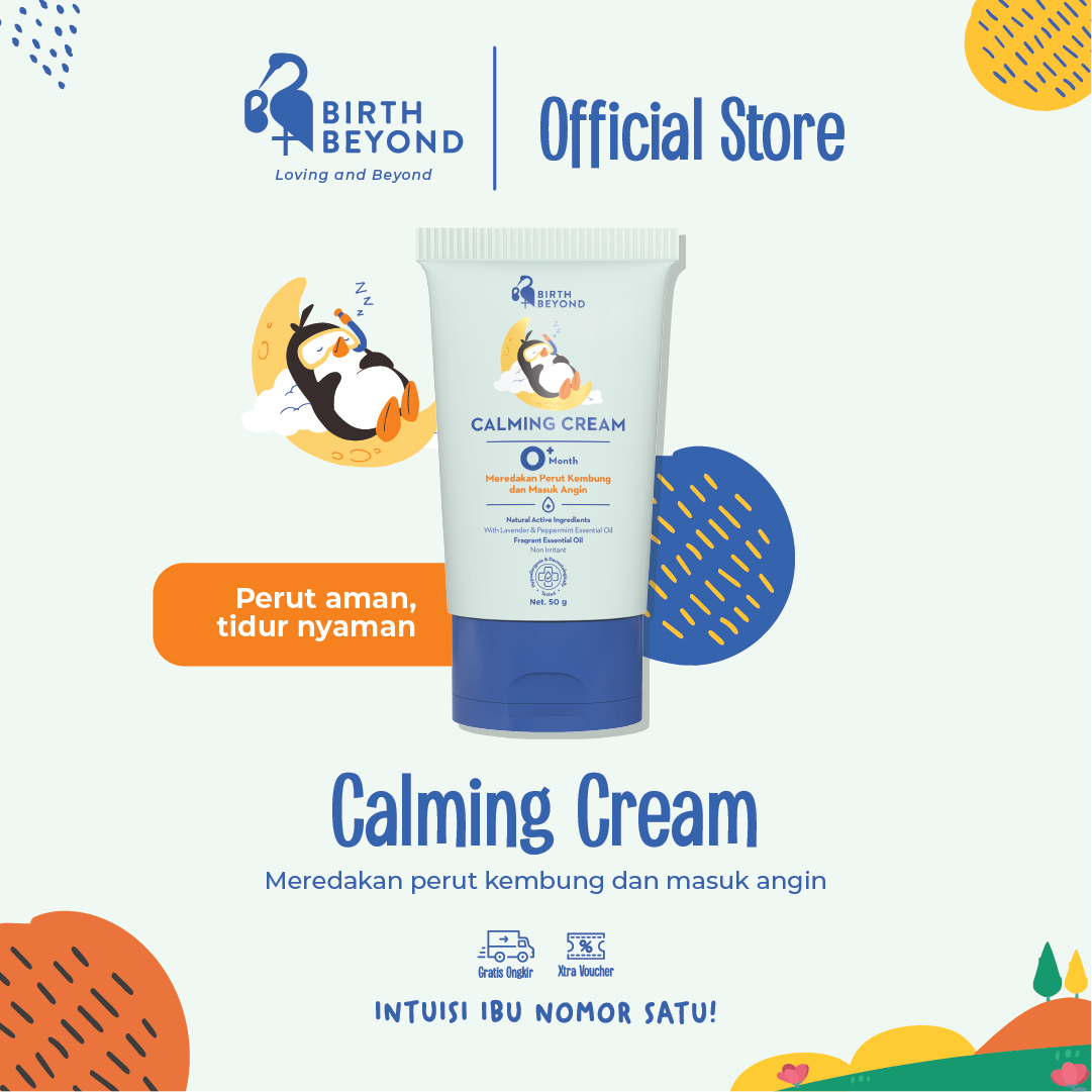 [BUY 1 GET 1] Birth Beyond - Calming Cream 50gr | Krim Pereda Kolik Bayi dan Anak | Krim Penghangat Perut
