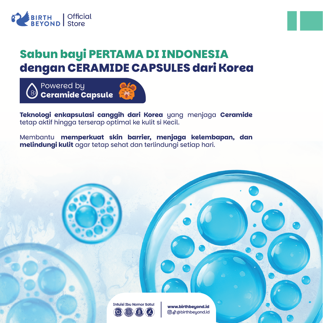 Birth Beyond - Mild Gentle Cleanser (Top To Toe Wash) 100ml | Sabun Mandi Rambut dan Badan Bayi Anak untuk Kulit Kering Sensitif | Dengan Ceramide Capsules dari Korea | Tanpa SLS/SLES, Paraben, Alcohol | Membersihkan dan Melembabkan kulit