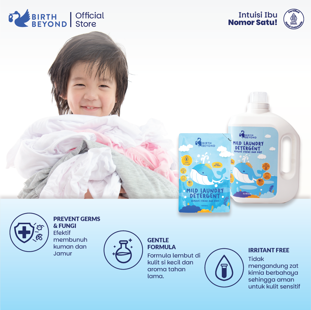 Mild Laundry Detergent - 1000ml (Pouch)