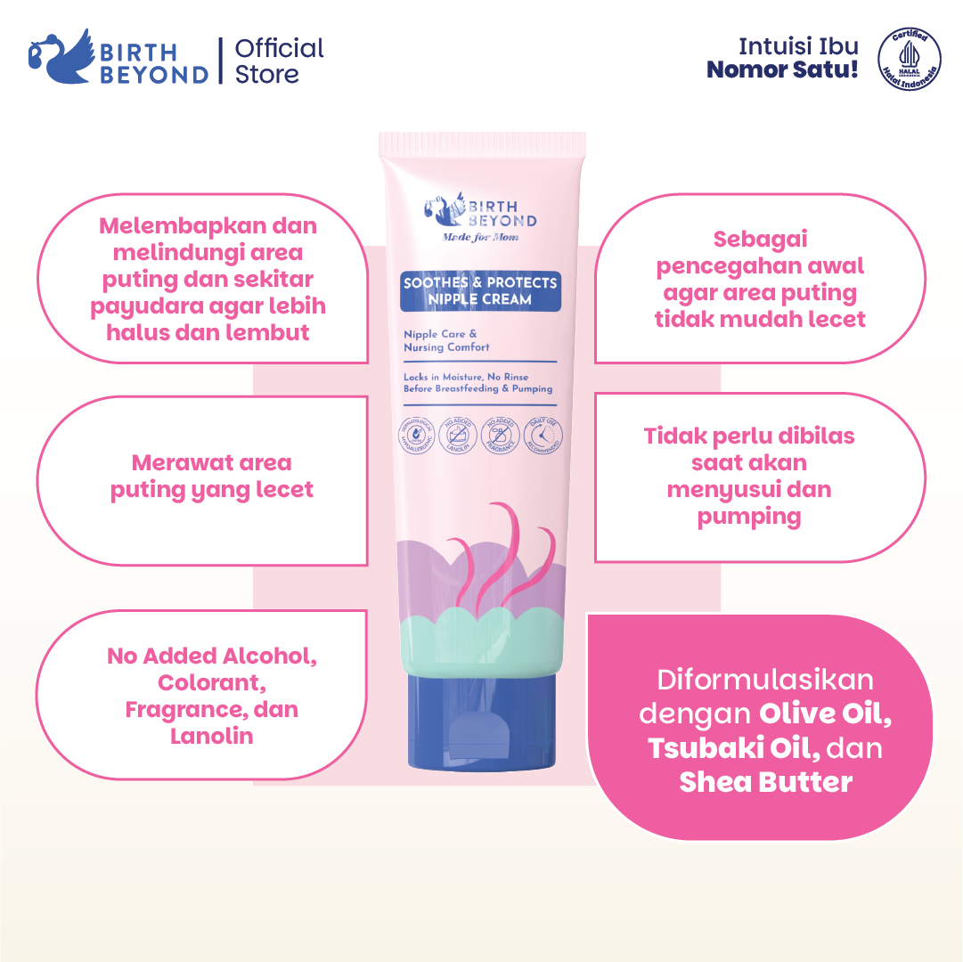 [BUY 1 GET 1] Birth Beyond Soothes & Protects Nipple Cream 50 gram