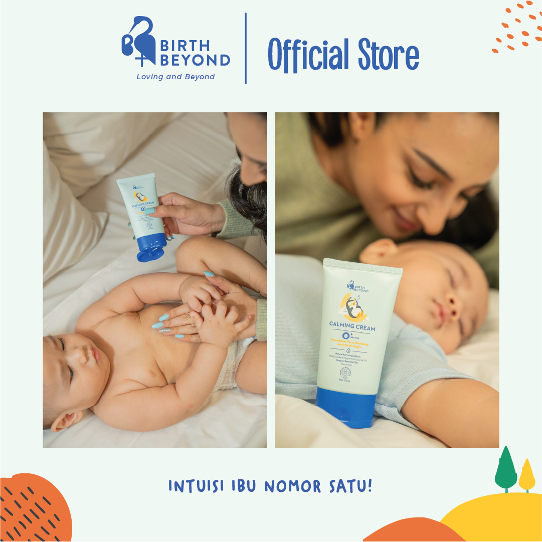 Birth Beyond - Calming Cream 50gr | Krim Pereda Kolik Bayi dan Anak | Krim Penghangat Perut