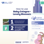 [BUY 1 GET 1] Birth Beyond Cologne Lovely Blossom 100ml | Cologne Bayi Anak Penthanol B5, Chamomile Extract | Parfum Bayi Anak | 0% Alcohol | Tanpa Paraben | Non Toxic Formula