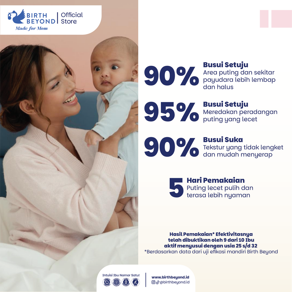 [BUY 1 GET 1] Birth Beyond Soothes & Protects Nipple Cream – Krim Puting Ibu Menyusui untuk Menenangkan & Melembapkan Puting Lecet, Aman Tanpa Bilas, Multifungsi Bisa untuk Pumping, Lip & Hand Care dengan Olive Oil, Tsubaki Oil & Shea Butter