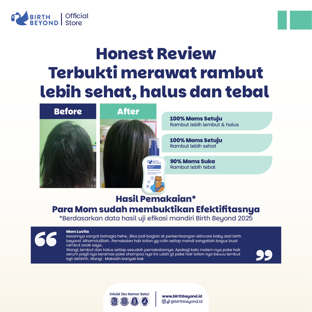 [BUY 1 GET 1] Birth Beyond Baby Hair Lotion 100ml - Perawatan Rambut Anak