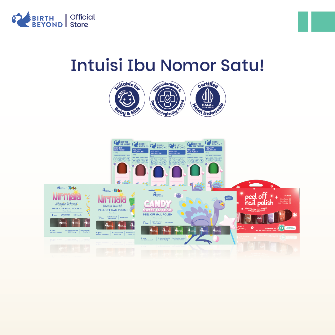 BIRTH BEYOND Kutek Anak Peel Off Nail Polish Candy Kids Water Based  5ml per pcs