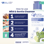 [BUY 1 GET 1] Birth Beyond - Mild Gentle Cleanser (Top To Toe Wash) 100ml | Sabun Mandi Rambut dan Badan Bayi Anak untuk Kulit Kering Sensitif | Dengan Ceramide Capsules dari Korea | Tanpa SLS/SLES, Paraben, Alcohol | Membersihkan dan Melembabkan kulit