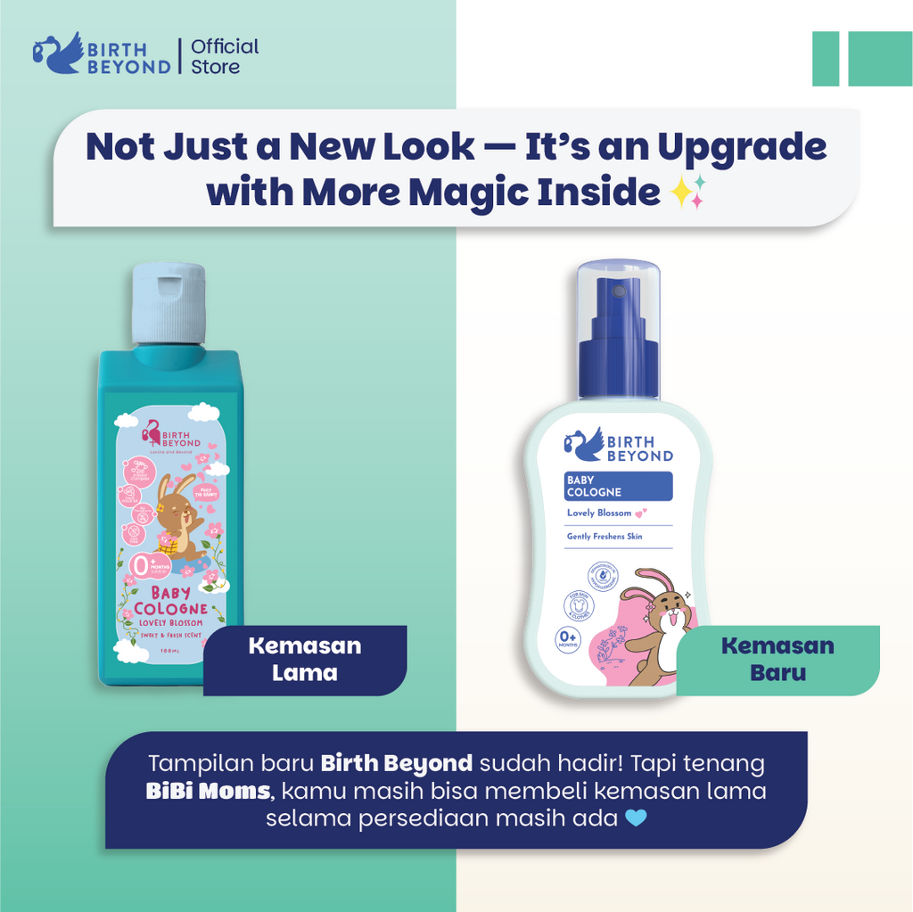 [BUY 1 GET 1] Birth Beyond Cologne Lovely Blossom 100ml | Cologne Bayi Anak Penthanol B5, Chamomile Extract | Parfum Bayi Anak | 0% Alcohol | Tanpa Paraben | Non Toxic Formula