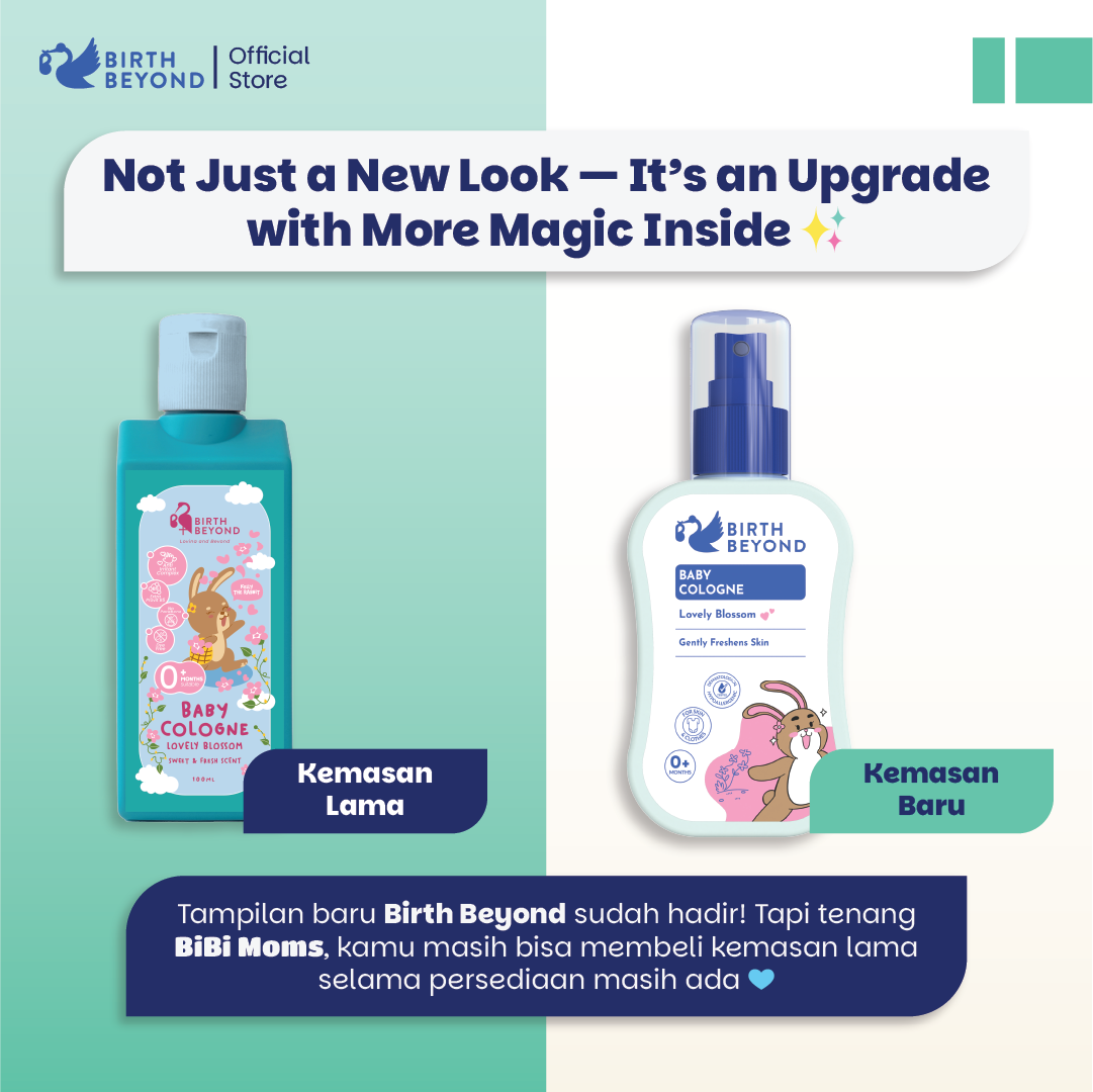 [BUY 1 GET 1] Birth Beyond Cologne Lovely Blossom 100ml | Cologne Bayi Anak Penthanol B5, Chamomile Extract | Parfum Bayi Anak | 0% Alcohol | Tanpa Paraben | Non Toxic Formula