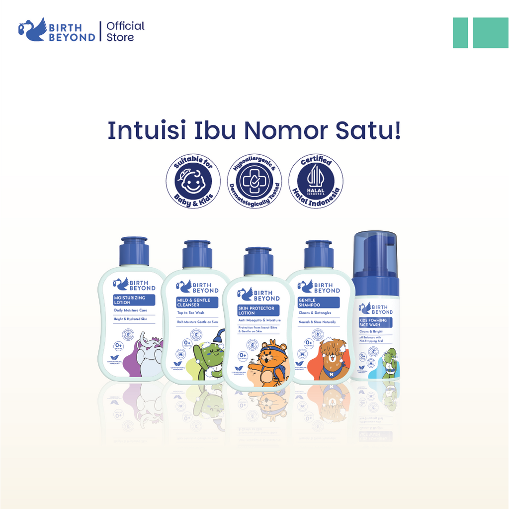 Birth Beyond Milk Cream Top To Toe Wash 100ml untuk Badan Kulit Sensitif