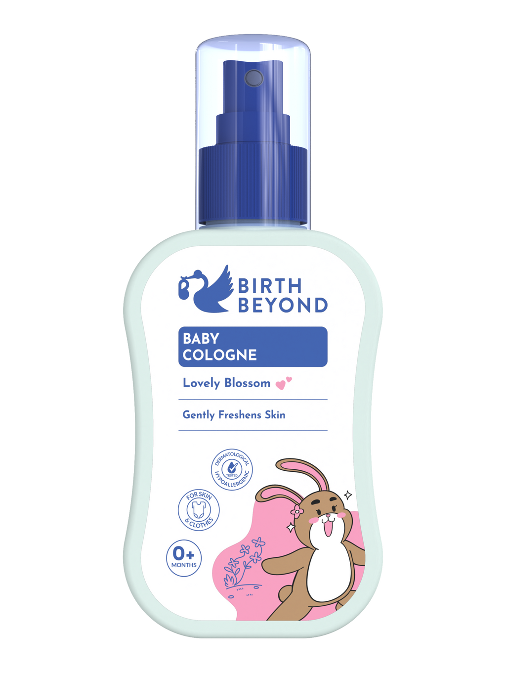 [BUY 1 GET 1] Birth Beyond Cologne Lovely Blossom 100ml | Cologne Bayi Anak Penthanol B5, Chamomile Extract | Parfum Bayi Anak | 0% Alcohol | Tanpa Paraben | Non Toxic Formula