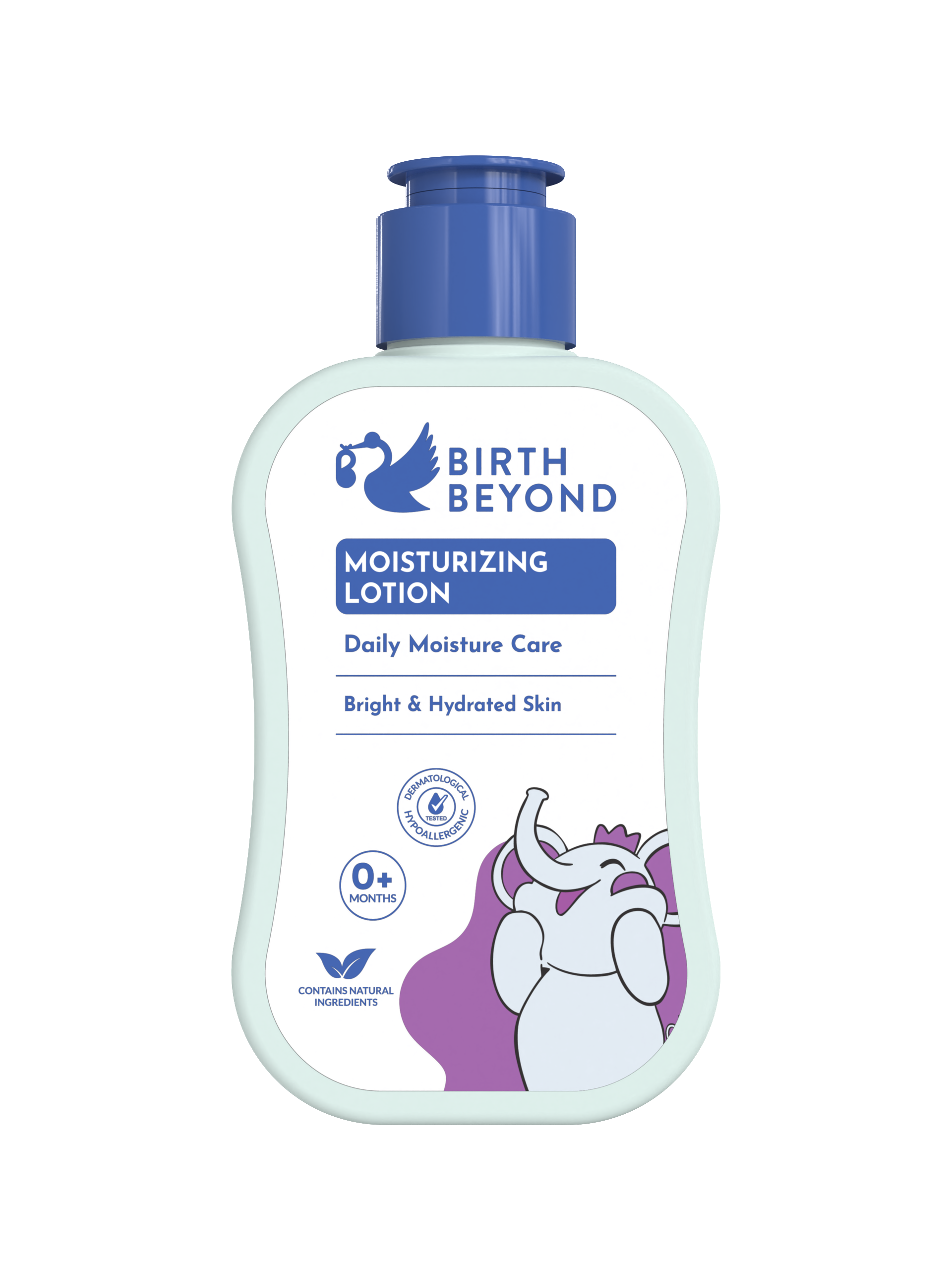 Birth Beyond Moisturizing Lotion 100ml - Pelembab Pencerah Wajah Badan Baby Newborn Anak Kulit Sensitif dengan Ceramide Capsules dari Korea | Non Toxic, Paraben, Alcohol
