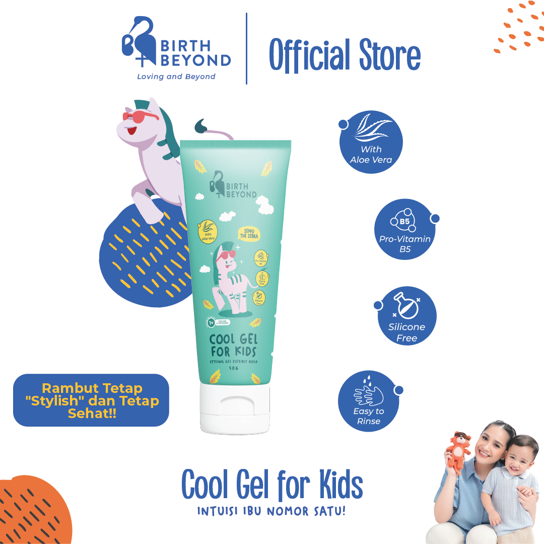 Birth Beyond Cool Gel For Kids 50ml - Gel Rambut Anak / Bayi