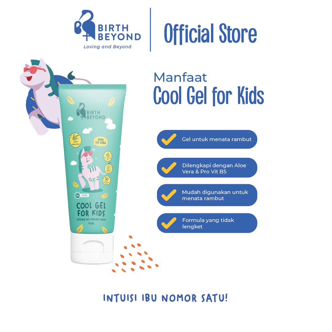 Birth Beyond Cool Gel For Kids 50ml - Gel Rambut Anak / Bayi