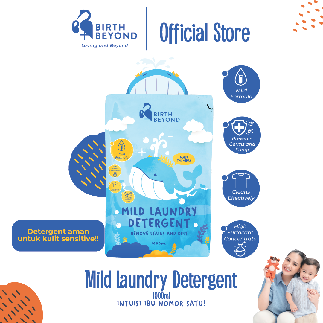 Mild Laundry Detergent - 1000ml (Pouch)