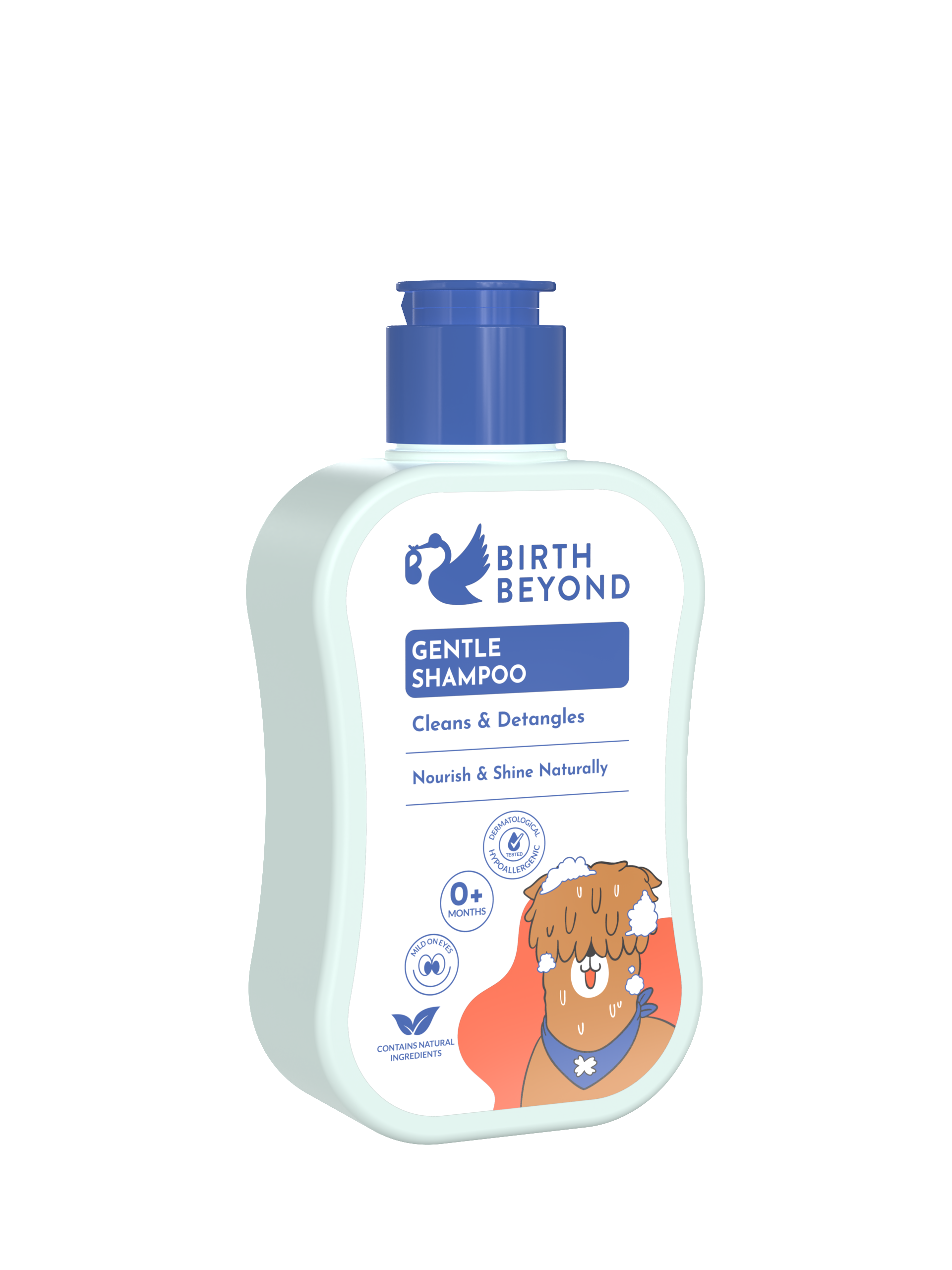 Birth Beyond - Gentle Shampoo 100ml | Shampoo Bayi Anak untuk Kulit Kepala Sensitif | Dengan Ceramide Capsules dari Korea | No SLS/SLES, Paraben, Alcohol | Membersihkan dan Menebalkan Rambut