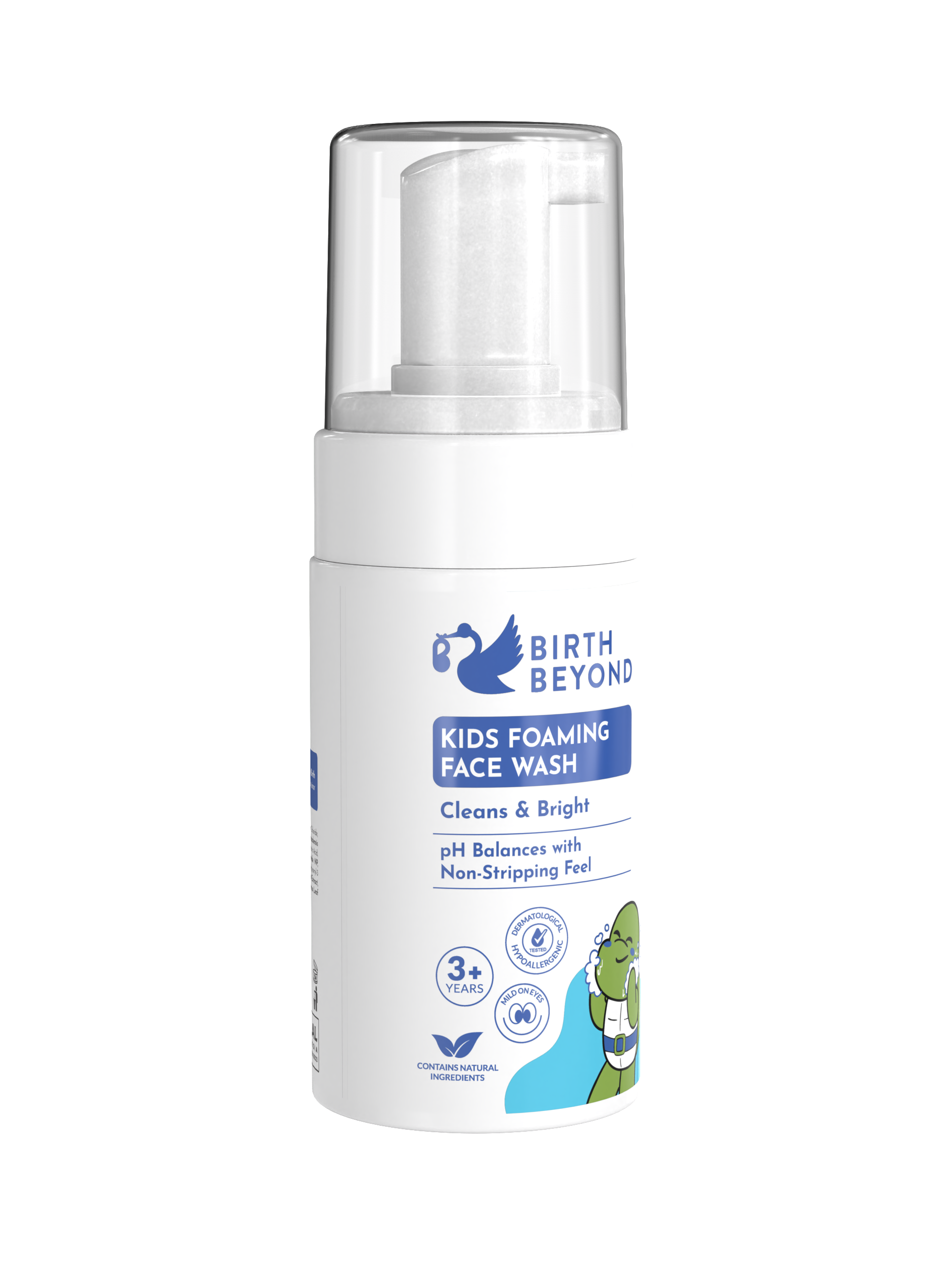 Birth Beyond - Kids Foaming Face Wash 100ml | Sabun Muka Anak Kulit Sensitif | Dengan Ceramide Capsules dan Niacinamide | No SLS/SLES, Paraben, Alcohol | Membersihkan dan Mencerahkan | Tanpa Pedih di Mata