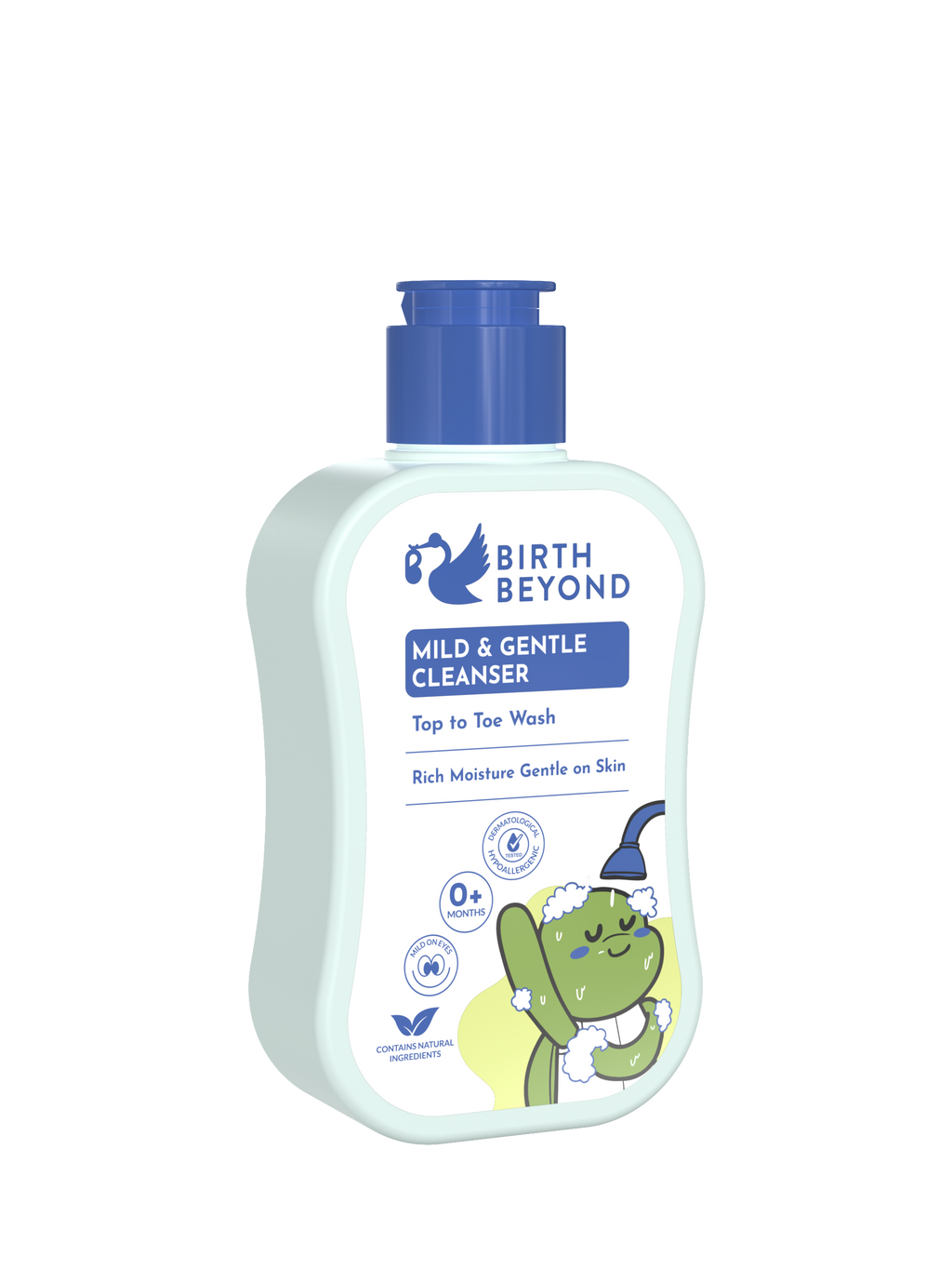 [BUY 1 GET 1] Birth Beyond - Mild Gentle Cleanser (Top To Toe Wash) 100ml | Sabun Mandi Rambut dan Badan Bayi Anak untuk Kulit Kering Sensitif | Dengan Ceramide Capsules dari Korea | Tanpa SLS/SLES, Paraben, Alcohol | Membersihkan dan Melembabkan kulit