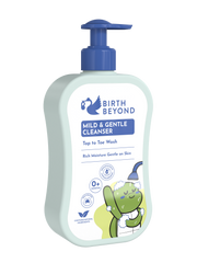 Birth Beyond Mild and Gentle Cleanser (Top To Toe Wash) 300ml - Sabun Mandi Rambut, Wajah dan Badan Baby Newborn Anak Kulit Kering Sensitif - Membersihkan Melembabkan Dengan Ceramide Capsules dari Korea, 9 Botanical Complex No SLS/SLES, Paraben, Alcohol