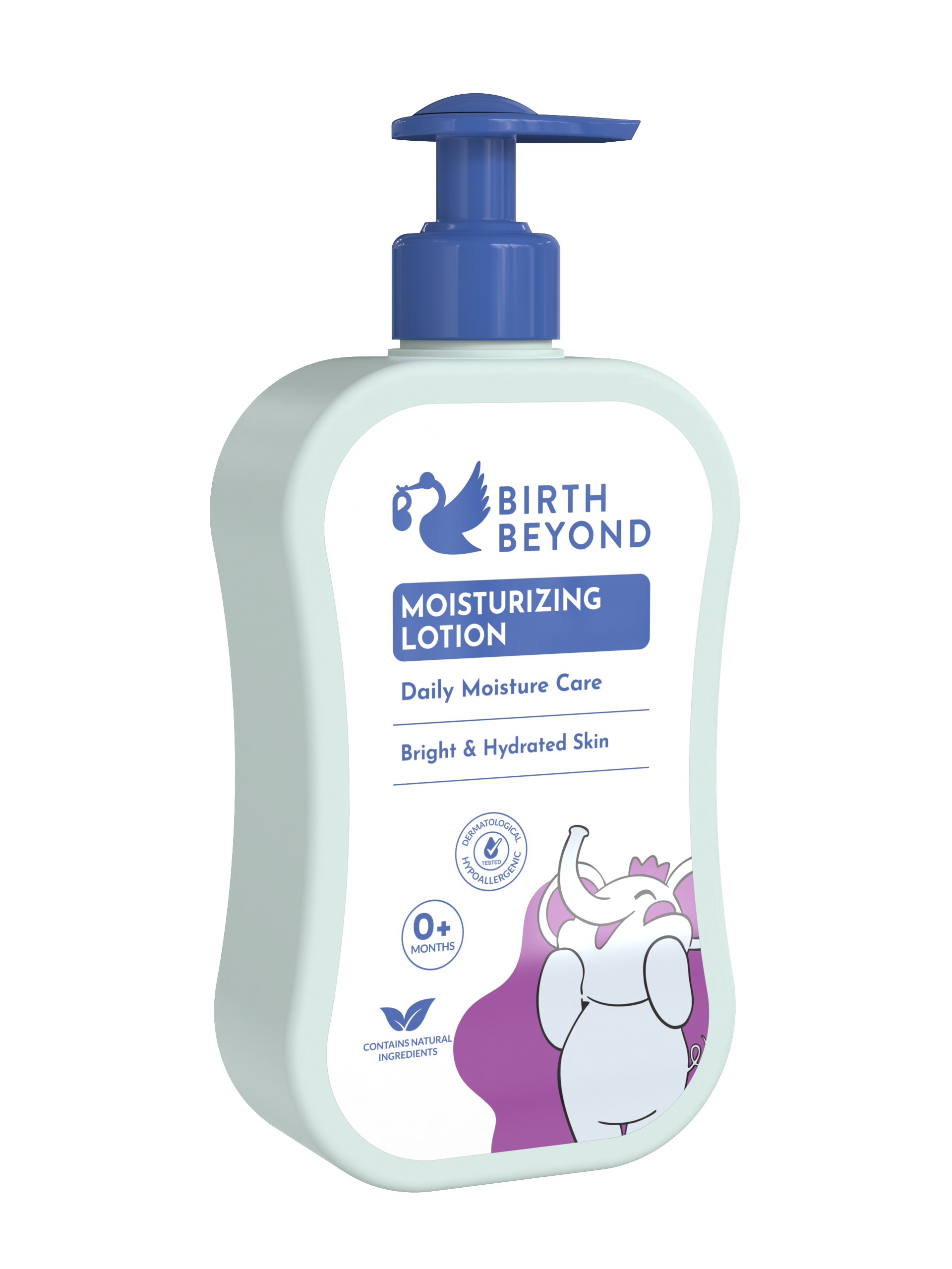 Birth Beyond Moisturizing Lotion 300ml - Pelembab Pencerah Wajah Badan Baby Newborn Anak Kulit Sensitif dengan Ceramide Capsules dari Korea | Non Toxic, Paraben, Alcohol