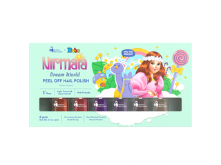 Birth Beyond X BOBO - Peel Off Nail Polish Nirmala Dream World @5ml x 6pcs - Kutek Anak