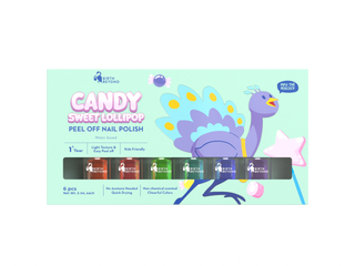 Birth Beyond Peel Off Nail Polish Sweet Lollipop @5ml x 6pcs - Kutek Anak