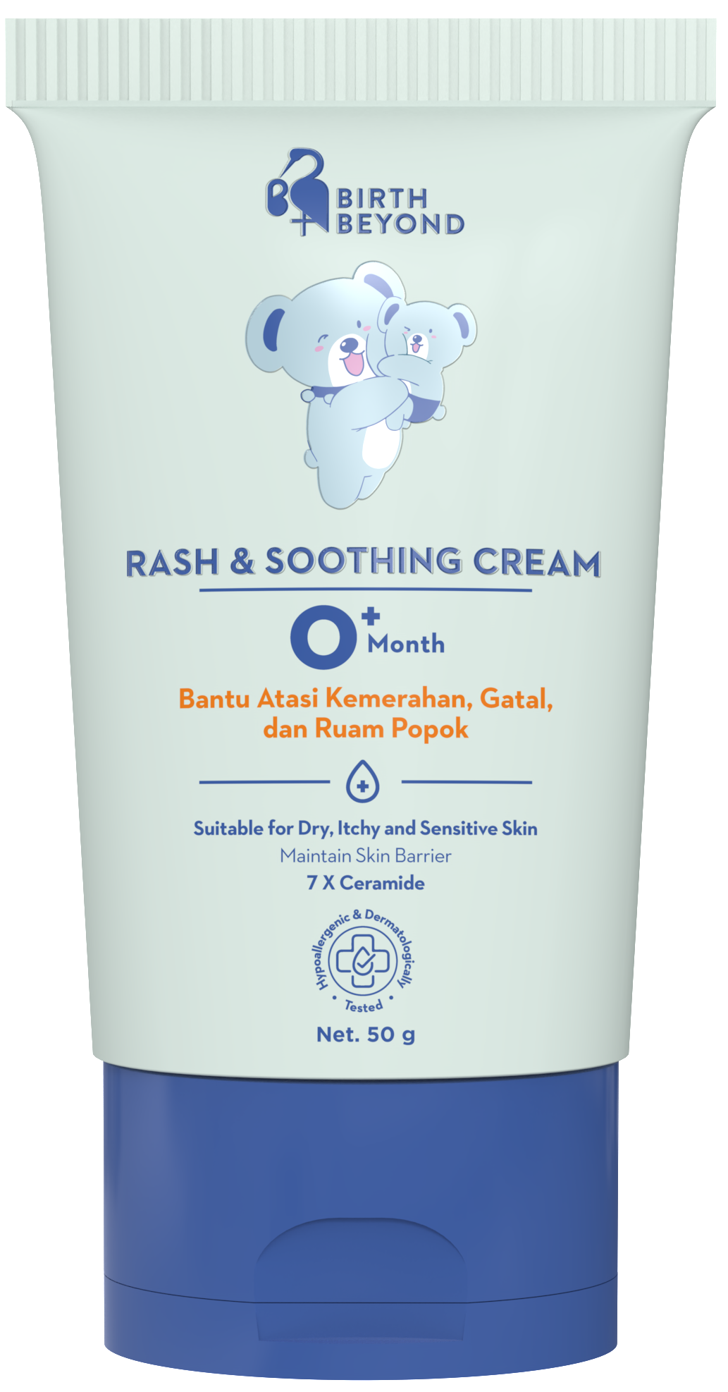 BIRTH BEYOND - Rash and Soothing Cream 50G| Krim Pereda Ruam, Anti Iritasi dan Gatal untuk Bayi