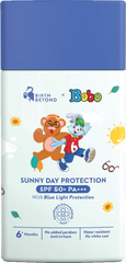 Birth Beyond X BOBO Sunny Day - Sunscreen Anak 50gr - SPF 50+ PA+++ dengan Niacinamide & Alpha Bisabolol untuk Melindungi & Mencerahkan Wajah
